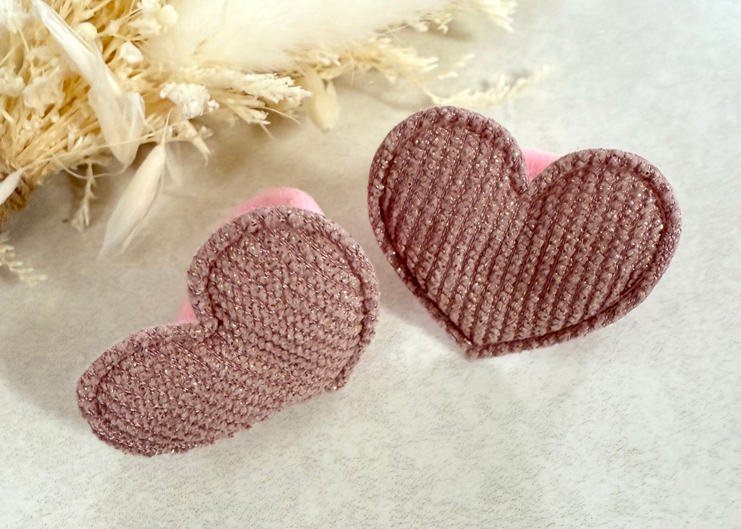 Heart Hair Bobbles - 1 Pair