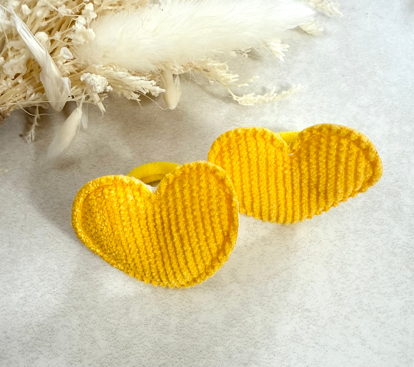 Heart Hair Bobbles - 1 Pair