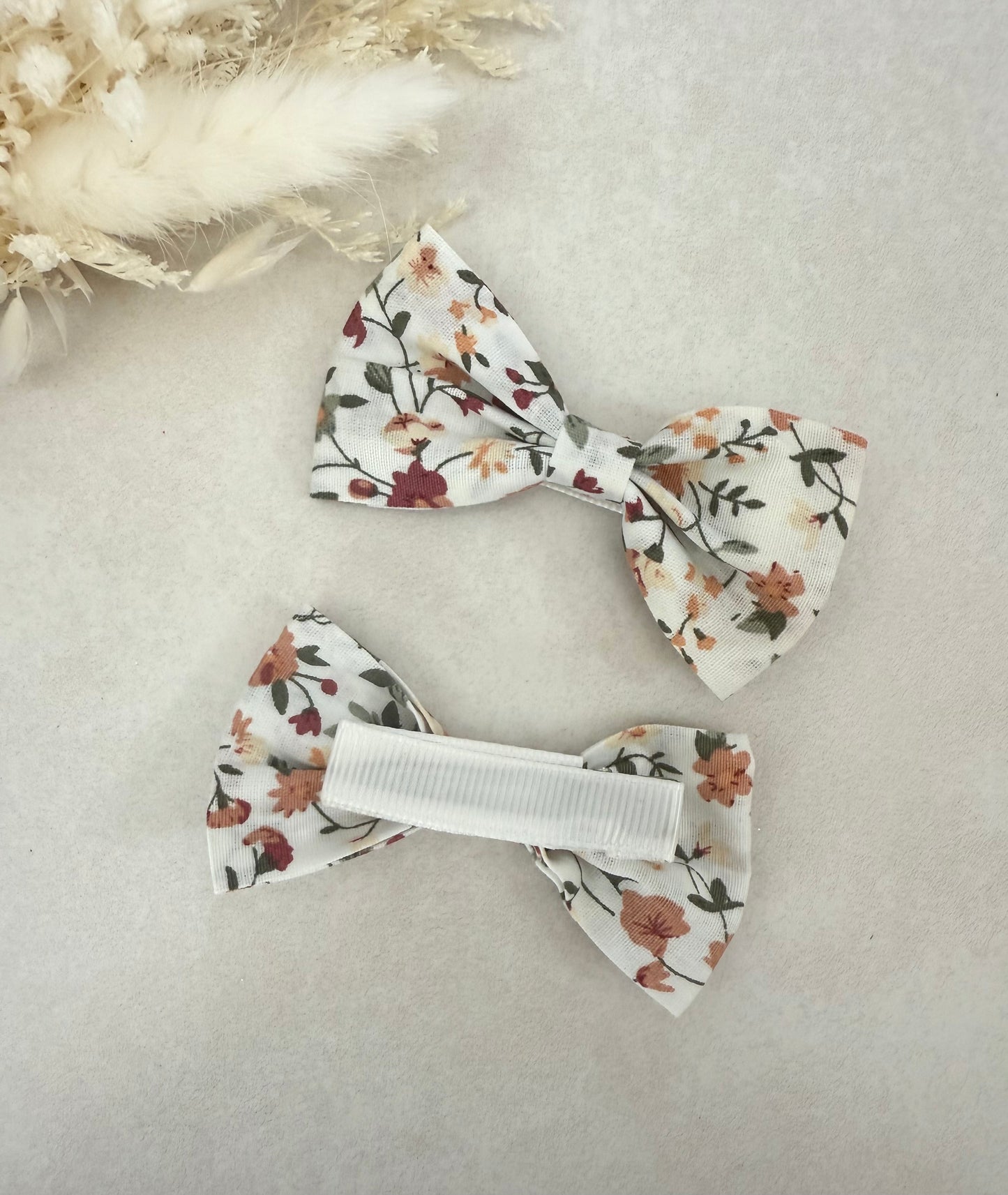 Autumn Floral Clips - Pair