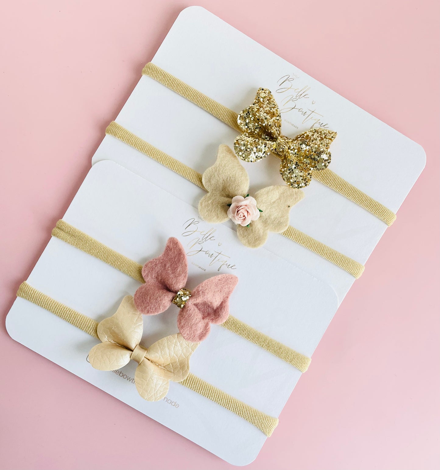 Newborn Gift Set Butterfly Headbands