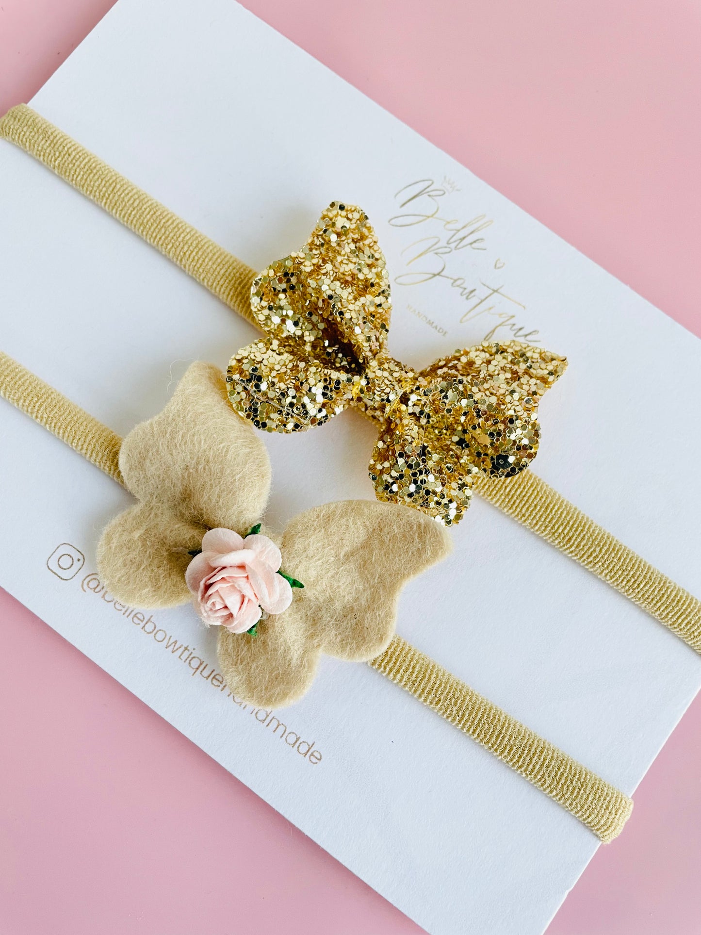 Newborn Gift Set Butterfly Headbands