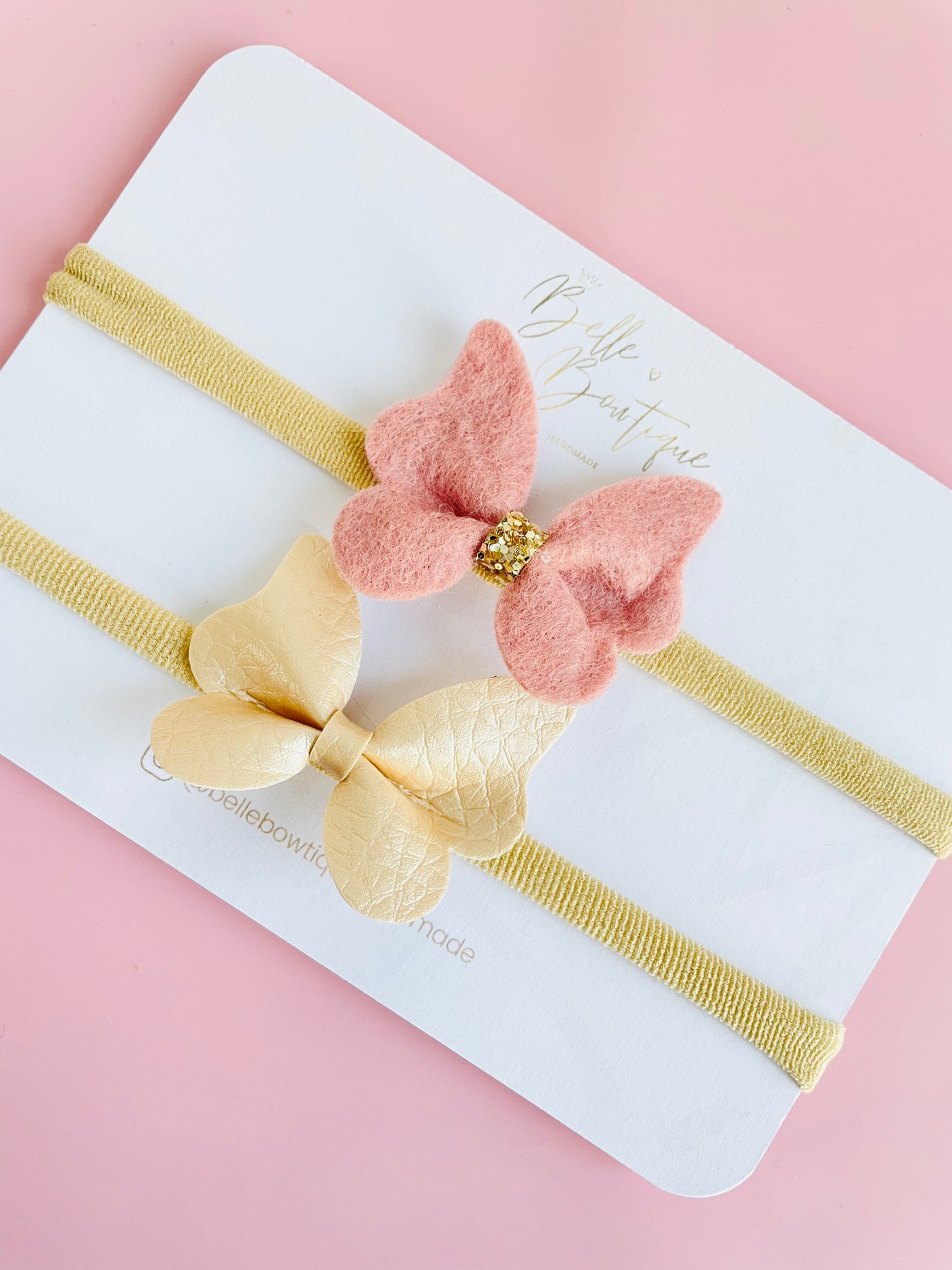 Newborn Gift Set Butterfly Headbands