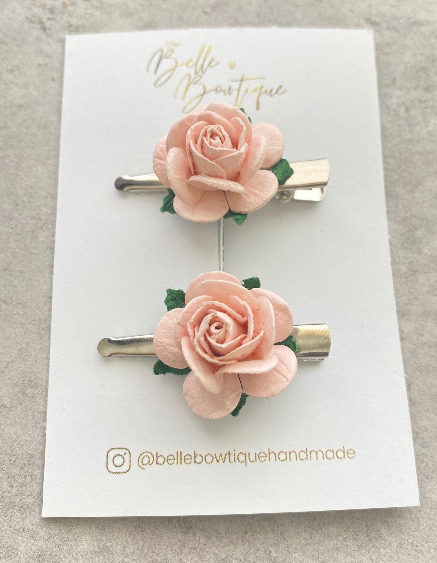 Fringe Clip - White Flower Hair Clips - wedding flower Clips - Small Clip - Fringe Clips - Baby clip - bridesmaid clip- White Wedding Clip