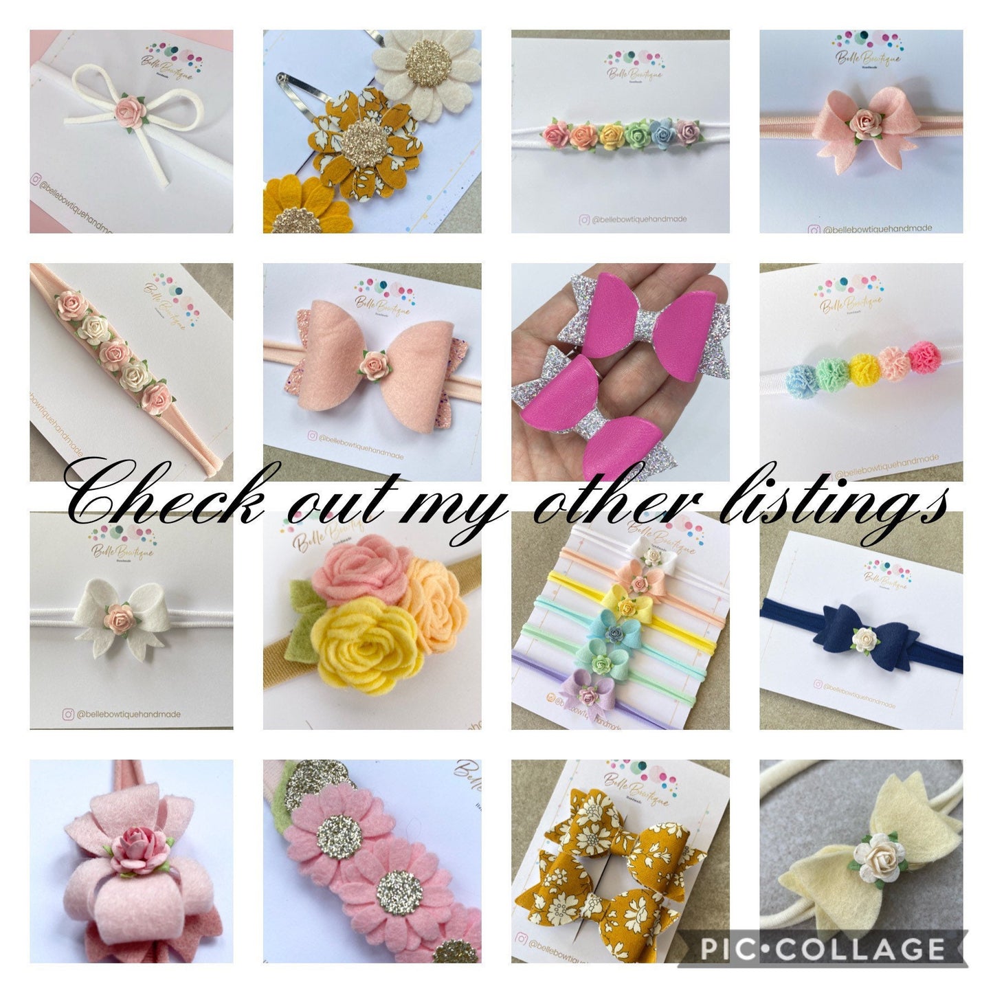 Fully Lined ribbon fringe clips pack of 5- small clips - mini clips - Clip pack - toddler clip small - baby hair clips