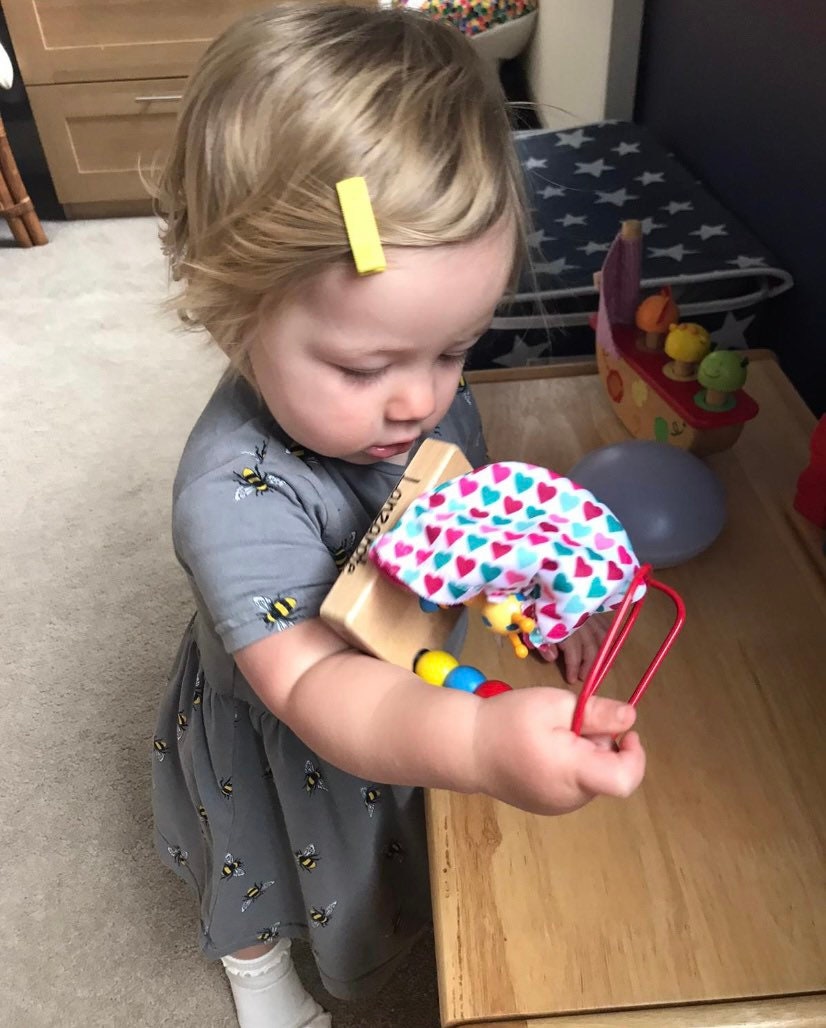 Easter Bunny Ribbon Fringe Clips Pack of 5