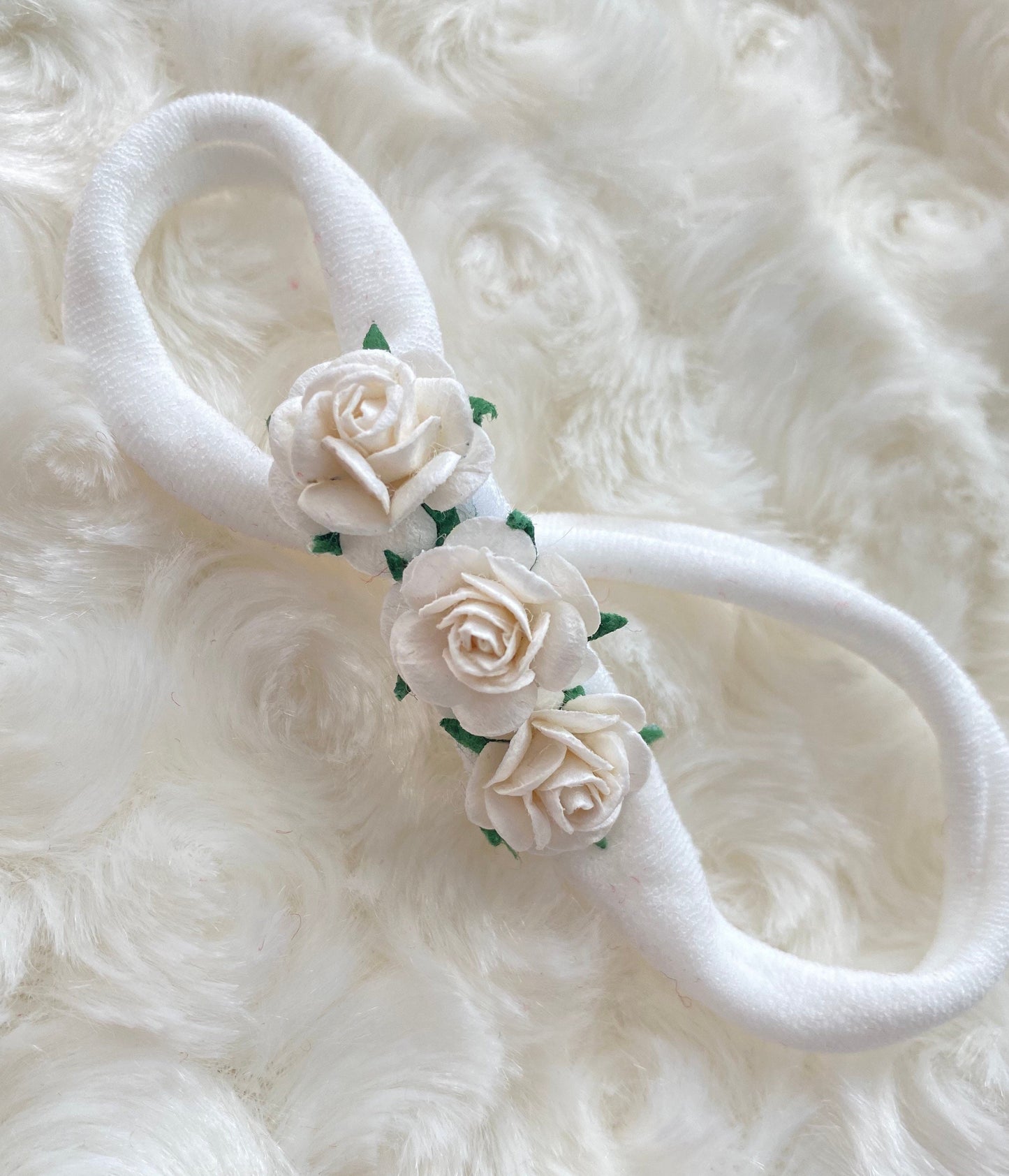 Trio of Roses Headband - 3 colours