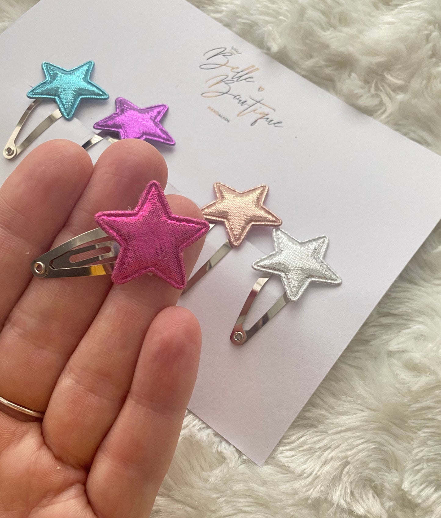 Flower Mini Snap Clip