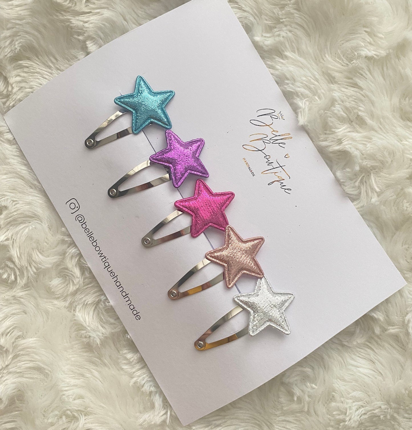 Flower Mini Snap Clip