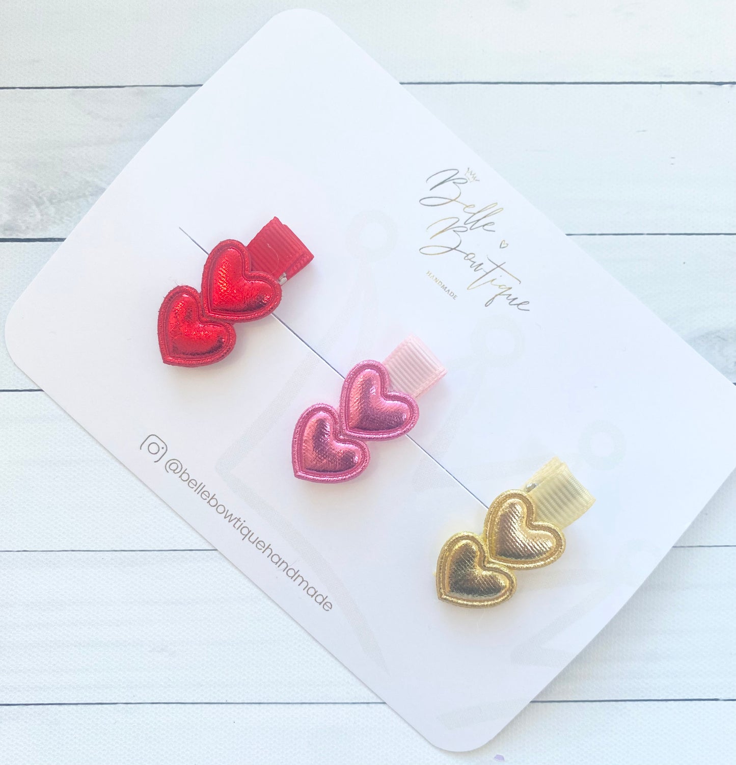 Valentines Fringe Clips