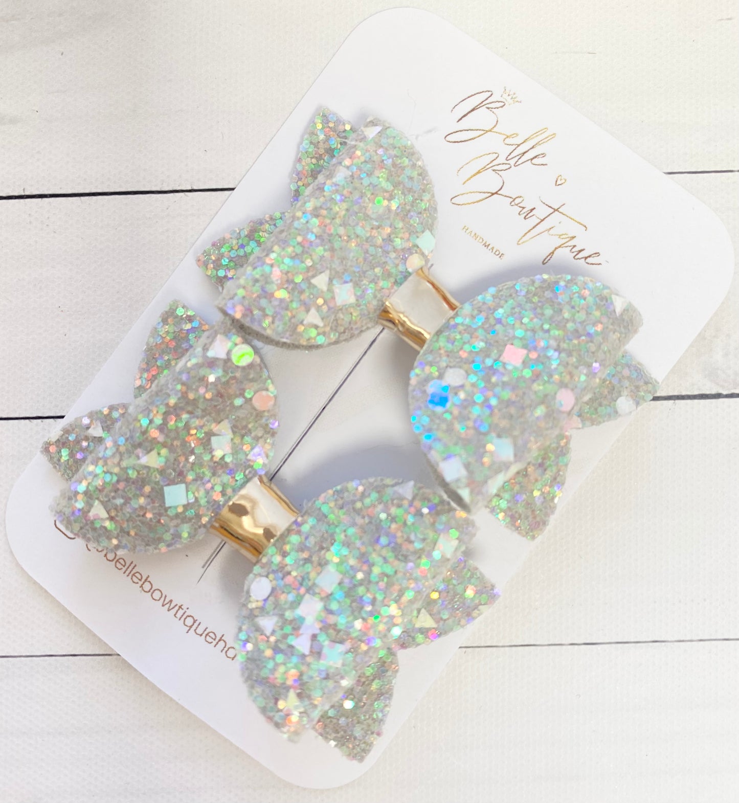Pair of Glitter Bows