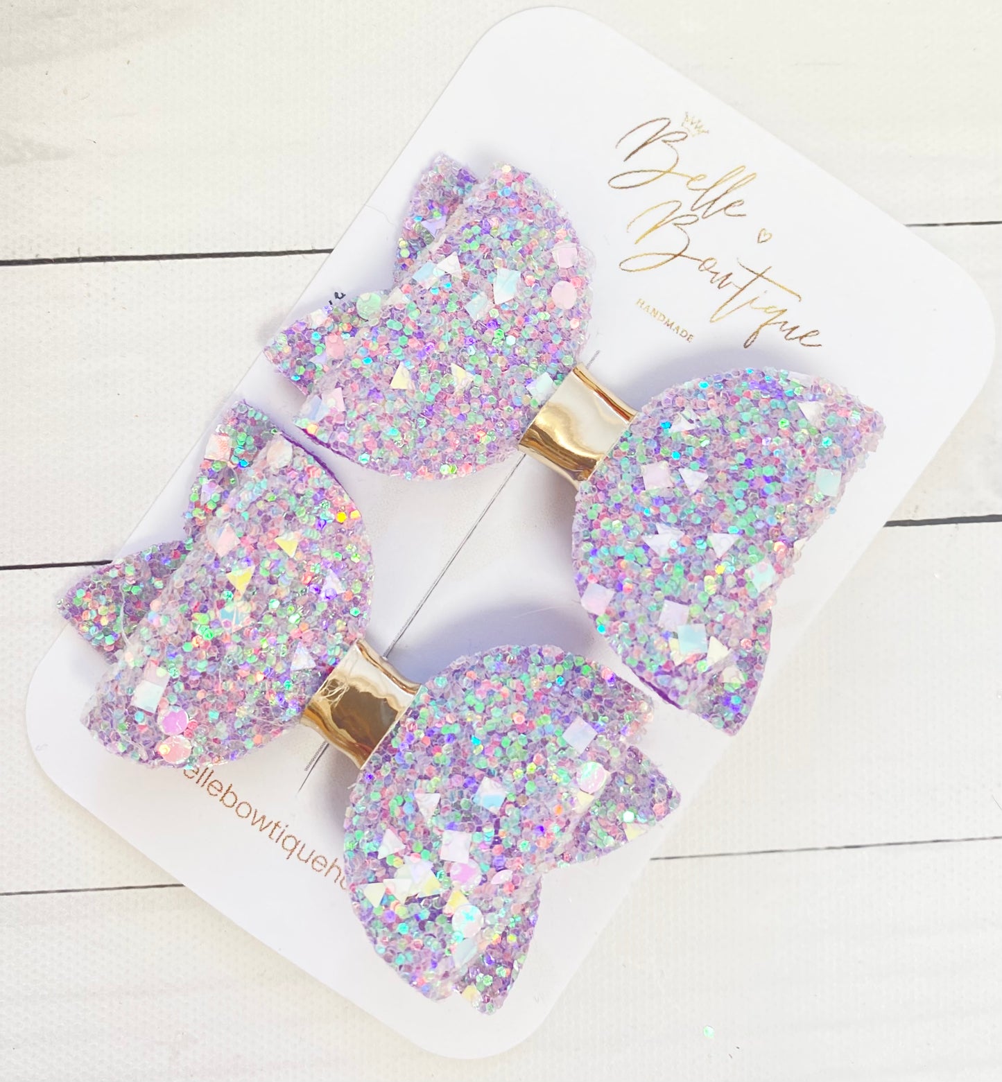 Pair of Glitter Bows