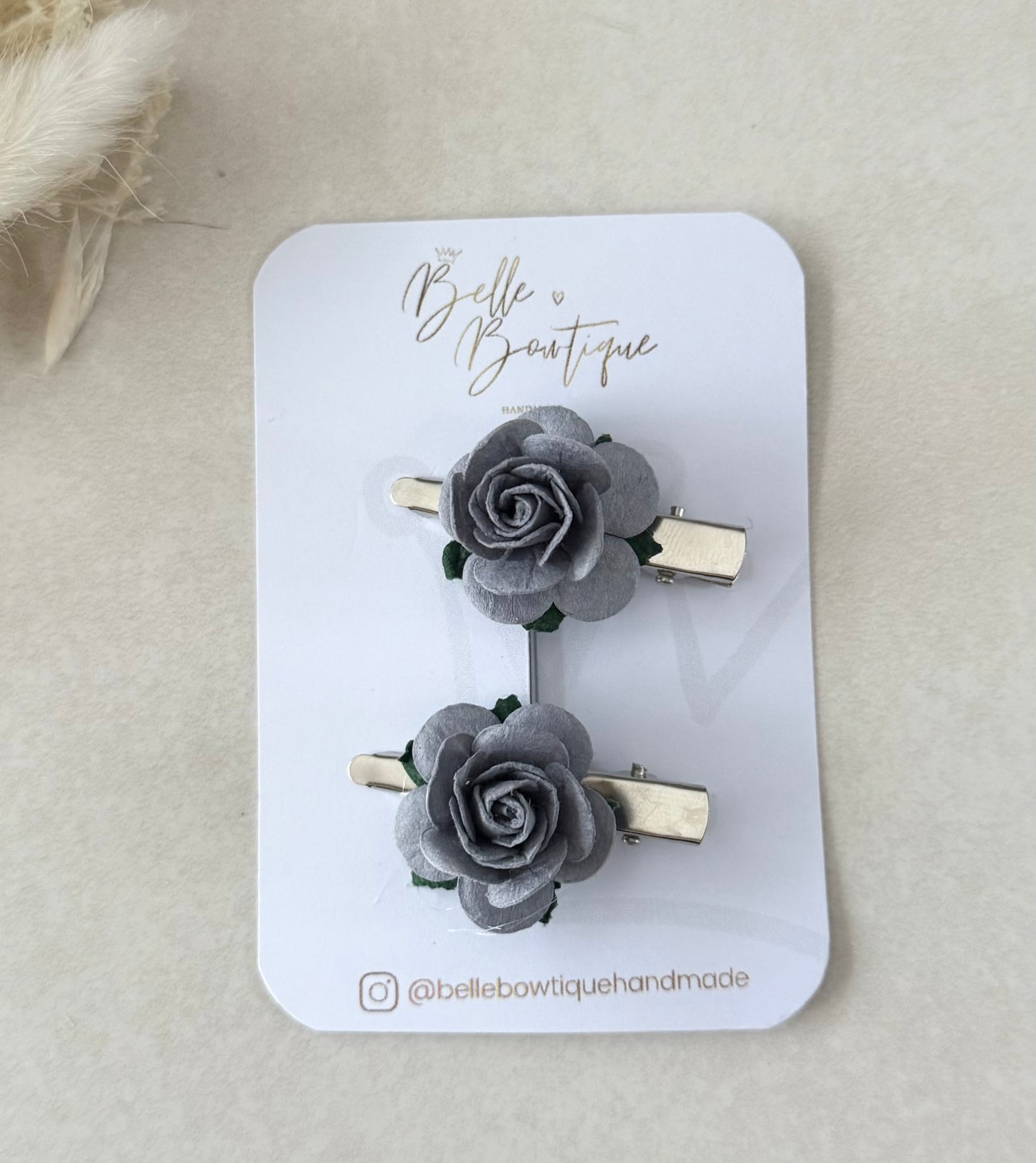 Wedding Bridesmaid Flower Hair Clips - choice of colour