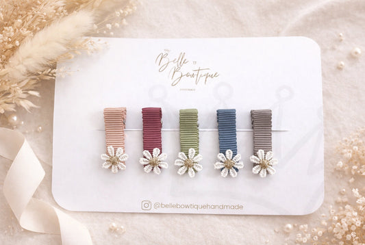Fully Lined Flower Ribbon Pack of 5