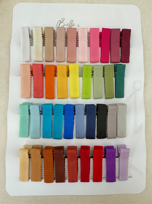 Ribbon Fringe Clip - Fully Lined