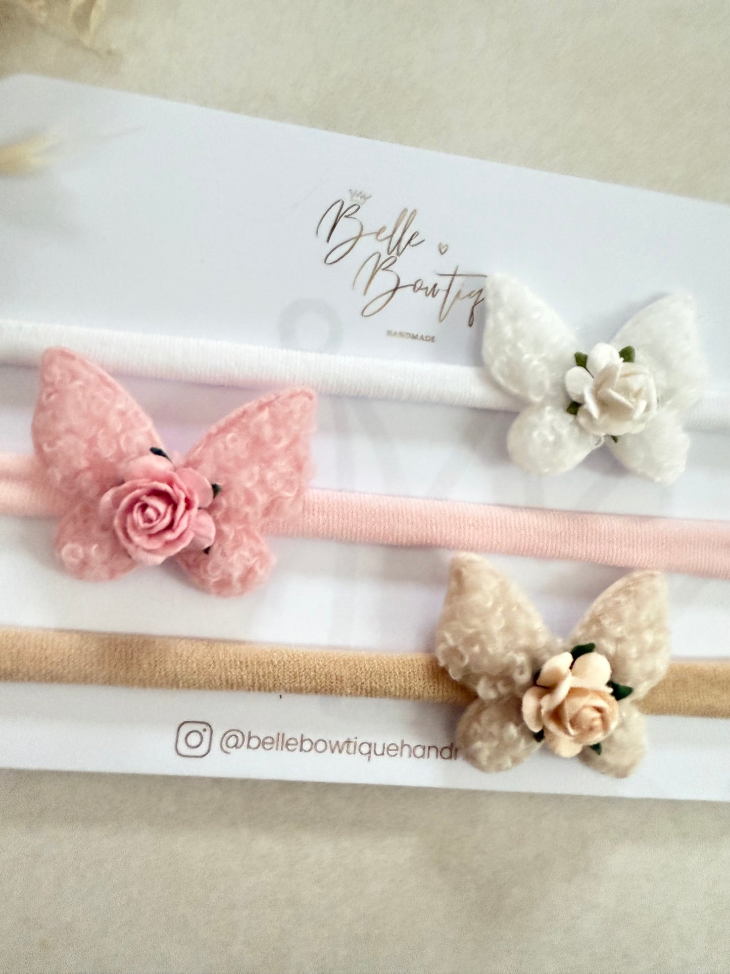 Newborn Gift Set Butterfly Headbands