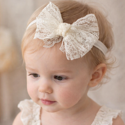 Lace Bow Headband