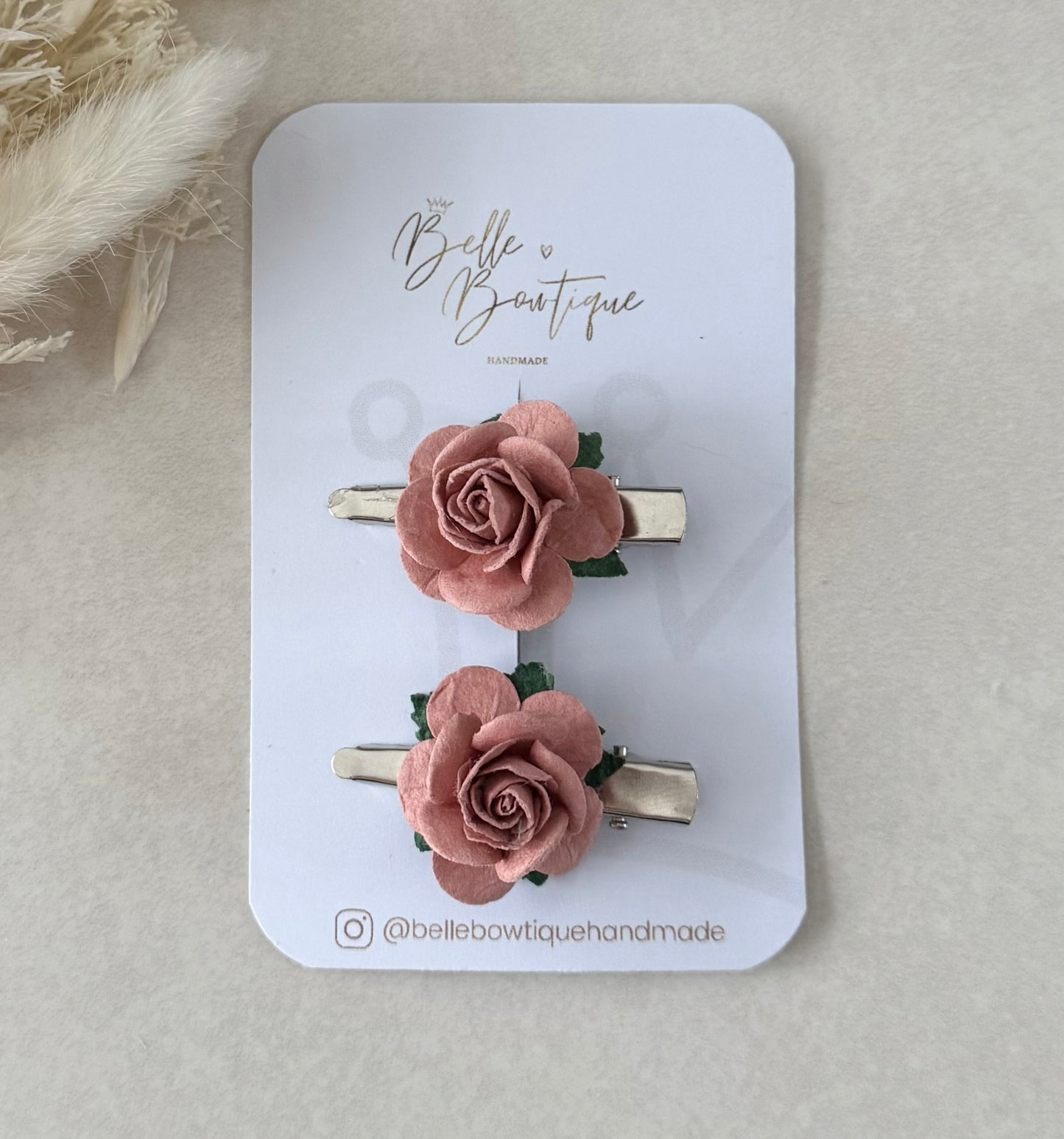 Wedding Bridesmaid Flower Hair Clips - choice of colour
