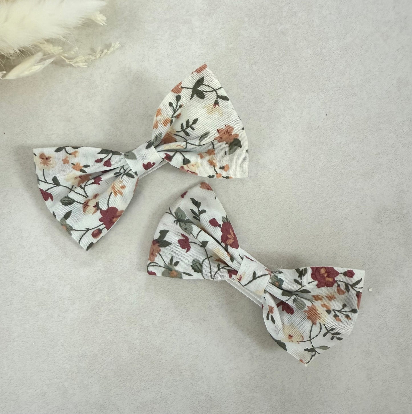 Autumn Floral Clips - Pair
