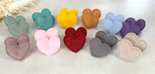 Heart Hair Bobbles - 1 Pair