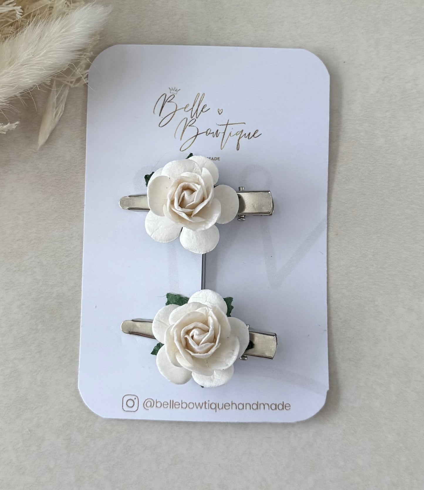 Wedding Bridesmaid Flower Hair Clips - choice of colour