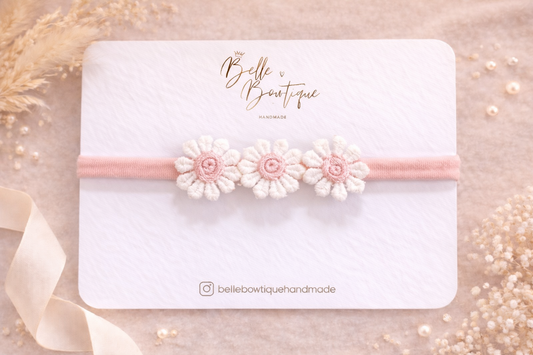 Pink Daisy Headband