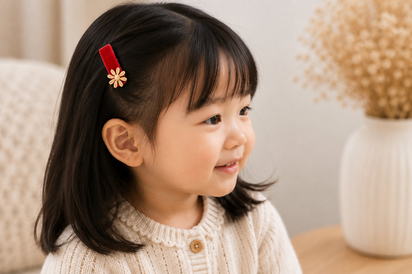 Velvet fringe clips - Choose colour
