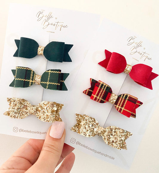 Christmas Bow Set