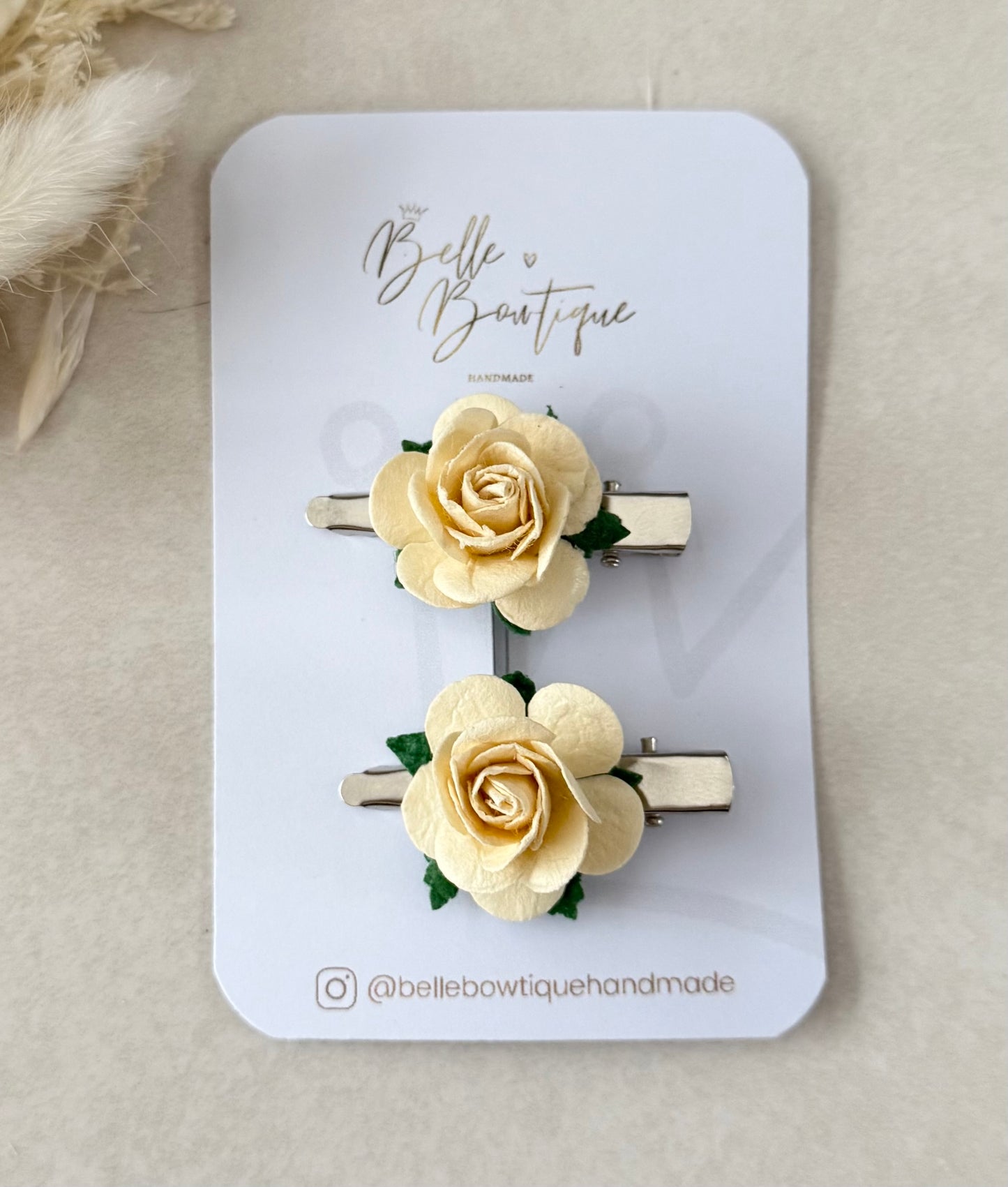 Wedding Bridesmaid Flower Hair Clips - choice of colour