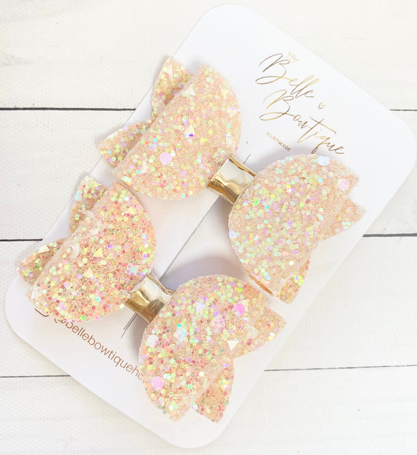 Pair of Glitter Bows